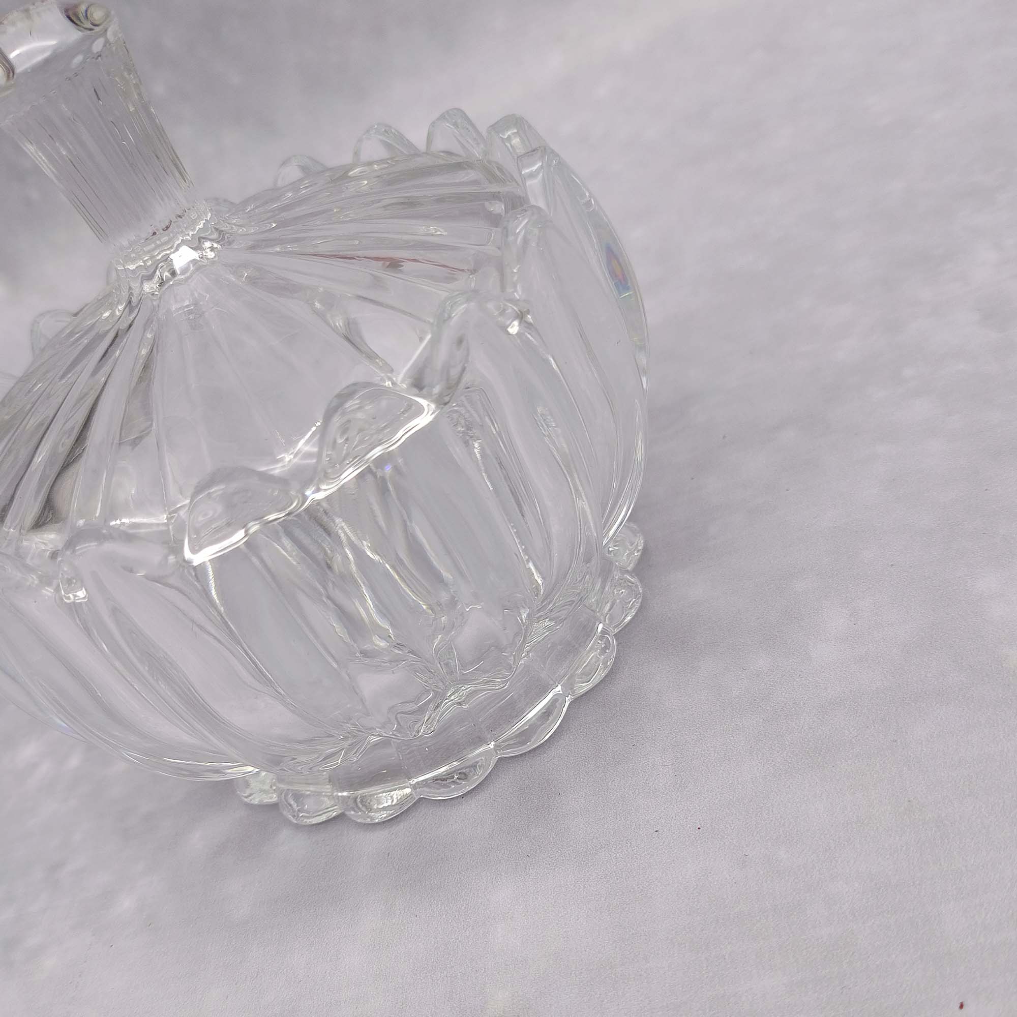 Конфетница 10х10см Лилия хрусталь РД19918