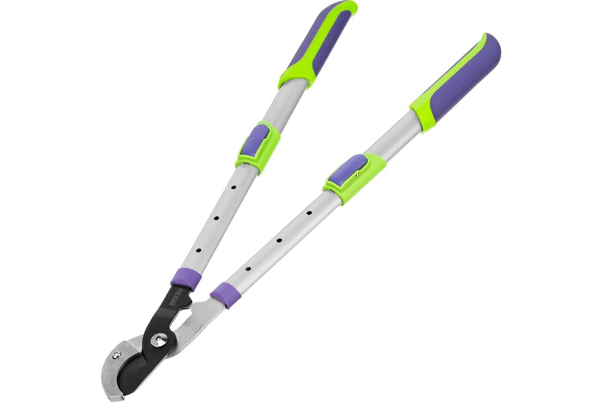 Сучкорез 504-705 мм с наковальней,телескопические стальные обрезиненные рукоятки Palisad