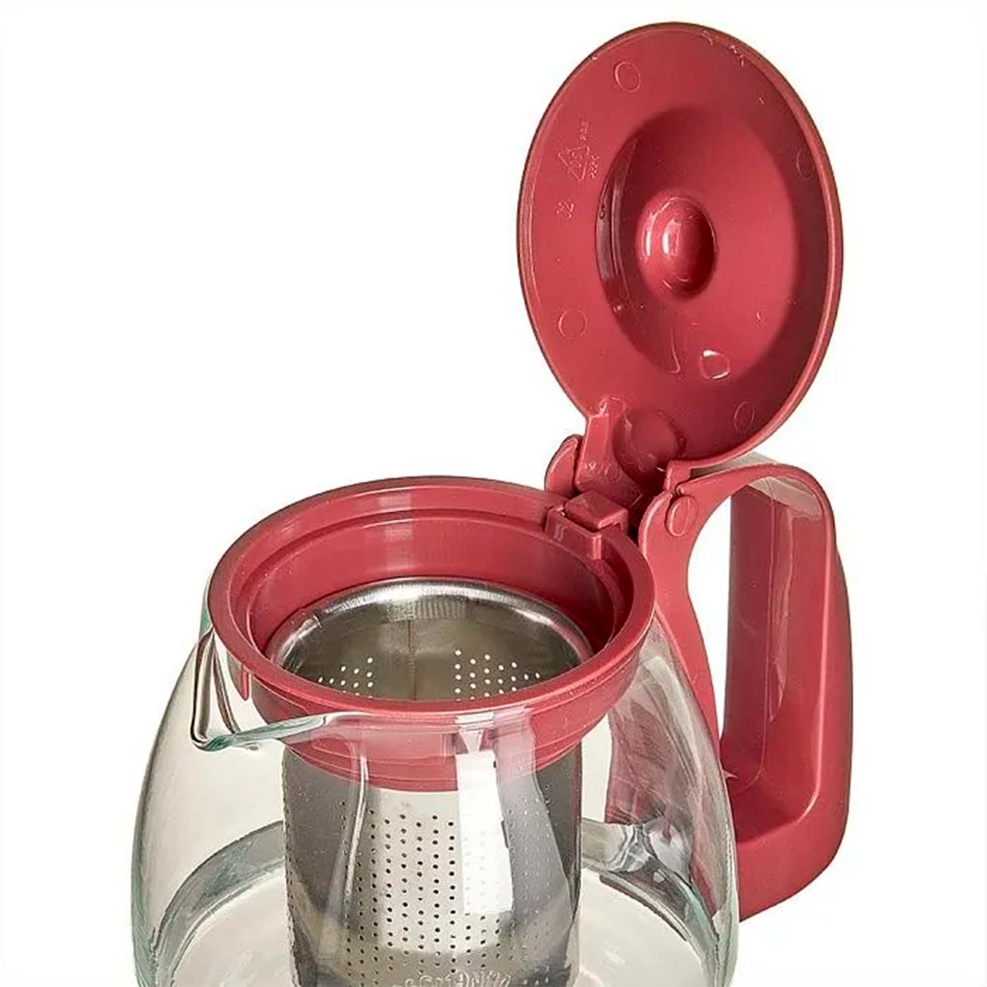 Чайник заварочный 700мл с фильтром коричневый 