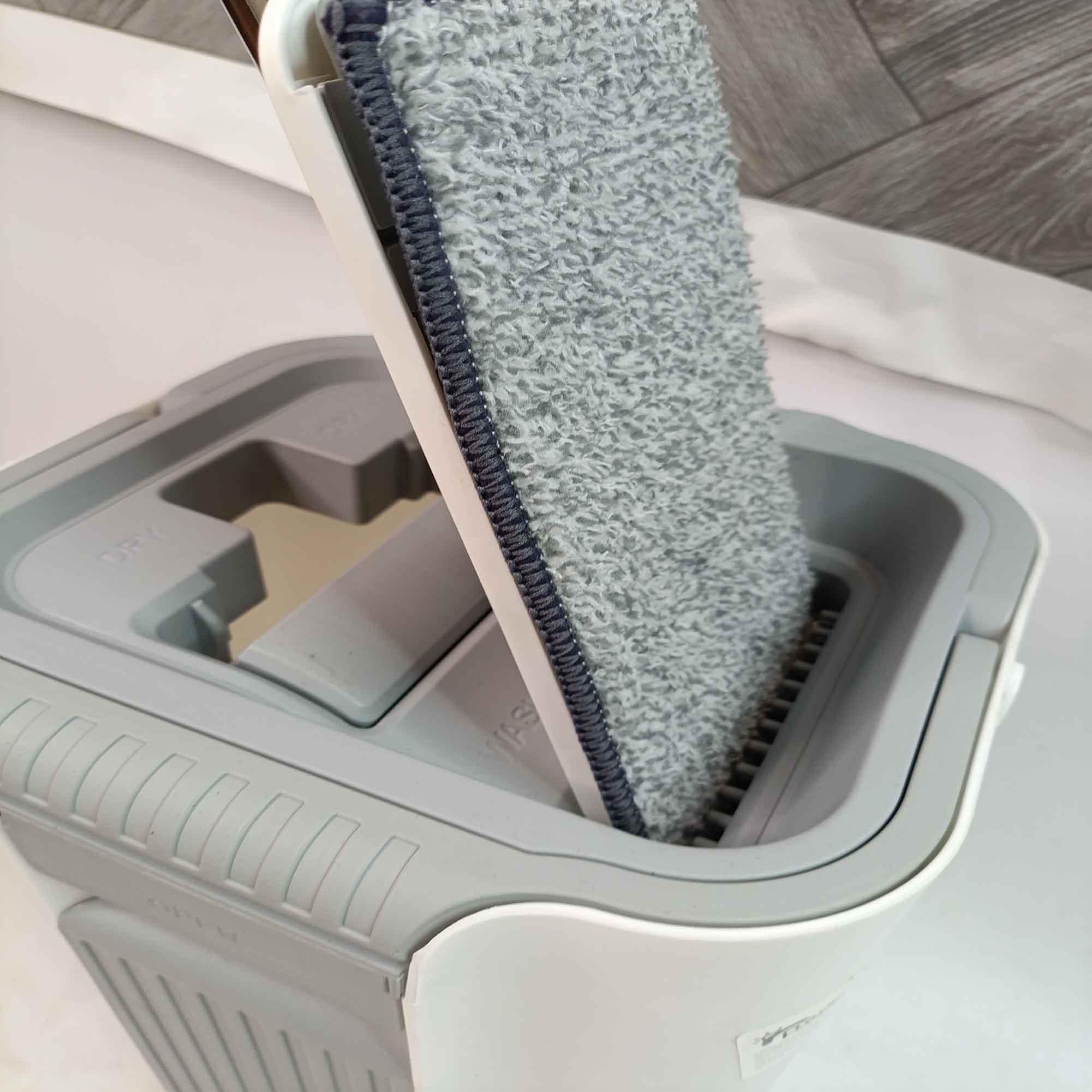 Ведро 10л с вертикальным отжимом и шваброй РД11525