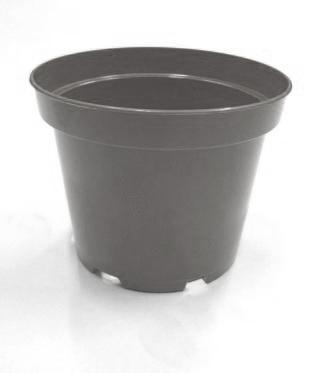 Горшок для растений 3л PLAST46 круглый без поддона пластиковый 