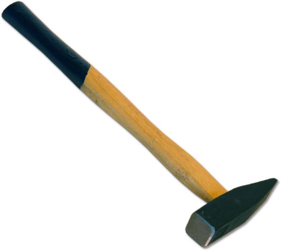 Молоток 400 гр немецкого типа деревянная ручка (кованый боек)