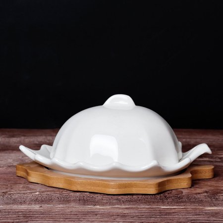 Масленка JK-360 на деревянной подставке