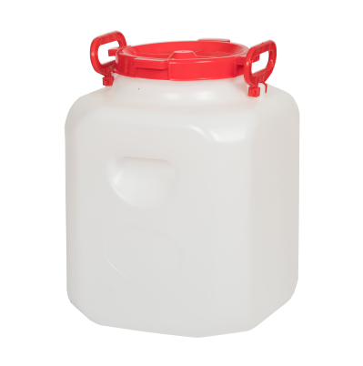 Бочка 40л Дачная квадратная белая