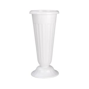 Ваза для цветов под срезку 210ммХ440мм белый