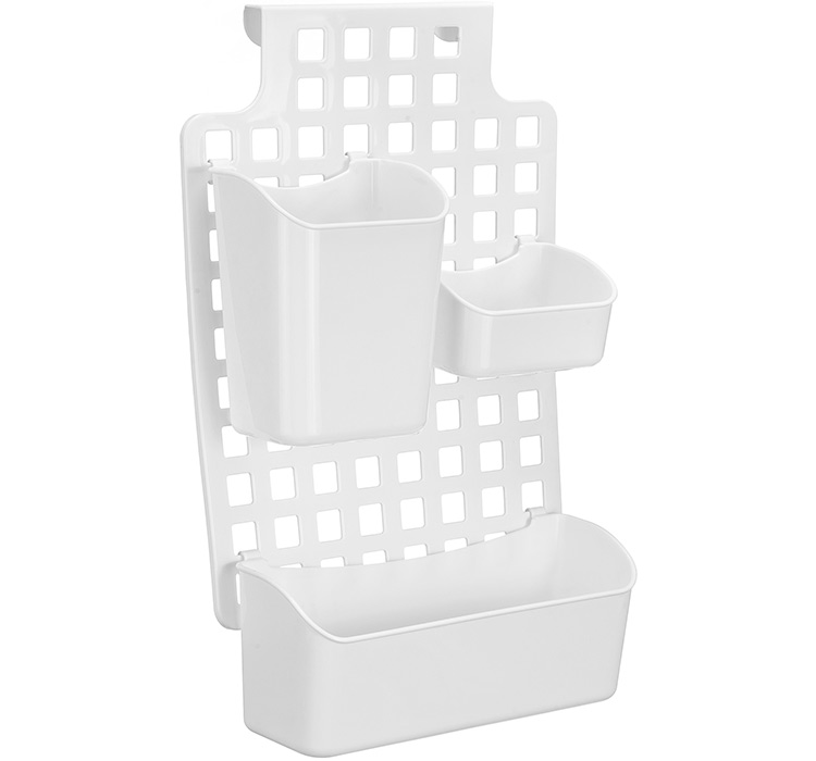 Органайзер навесной с контейнерами Белый