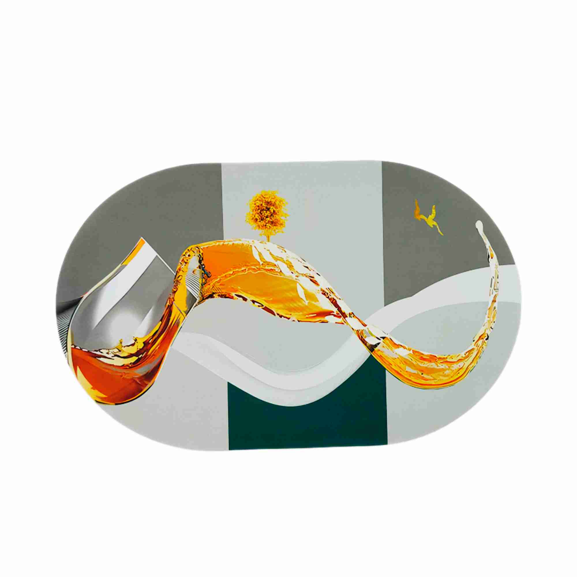 Коврик универсальный 48х78см Абстракция, впитывающий, ПВХ+диатомитовые волокна РД68489