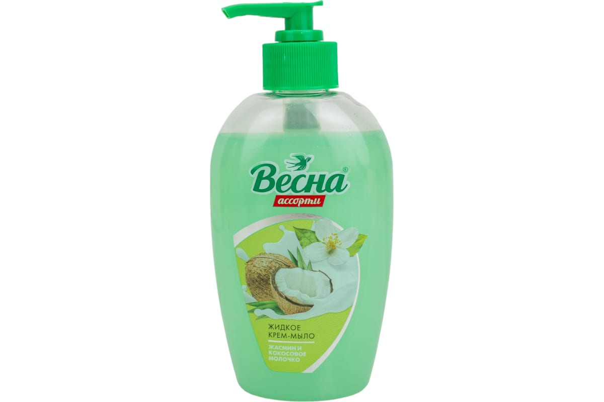 Мыло жидкое 280мл ВЕСНА Жасмин и Кокосовое Молочко/15