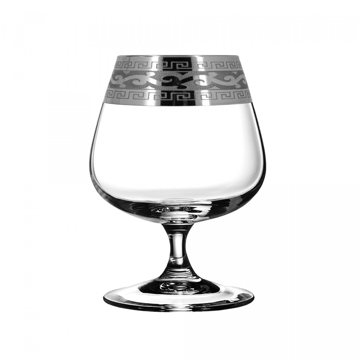 Бокал для бренди 410мл 6шт с узором "Версаче"