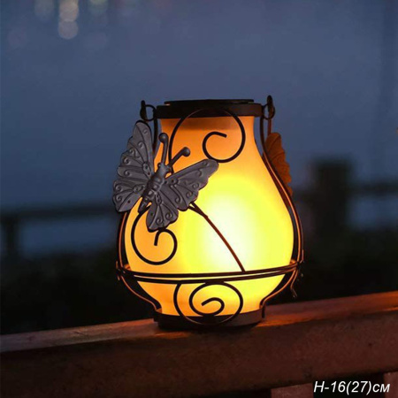 Светильник садовый на солнечной батарее Бабочки / PM-920 