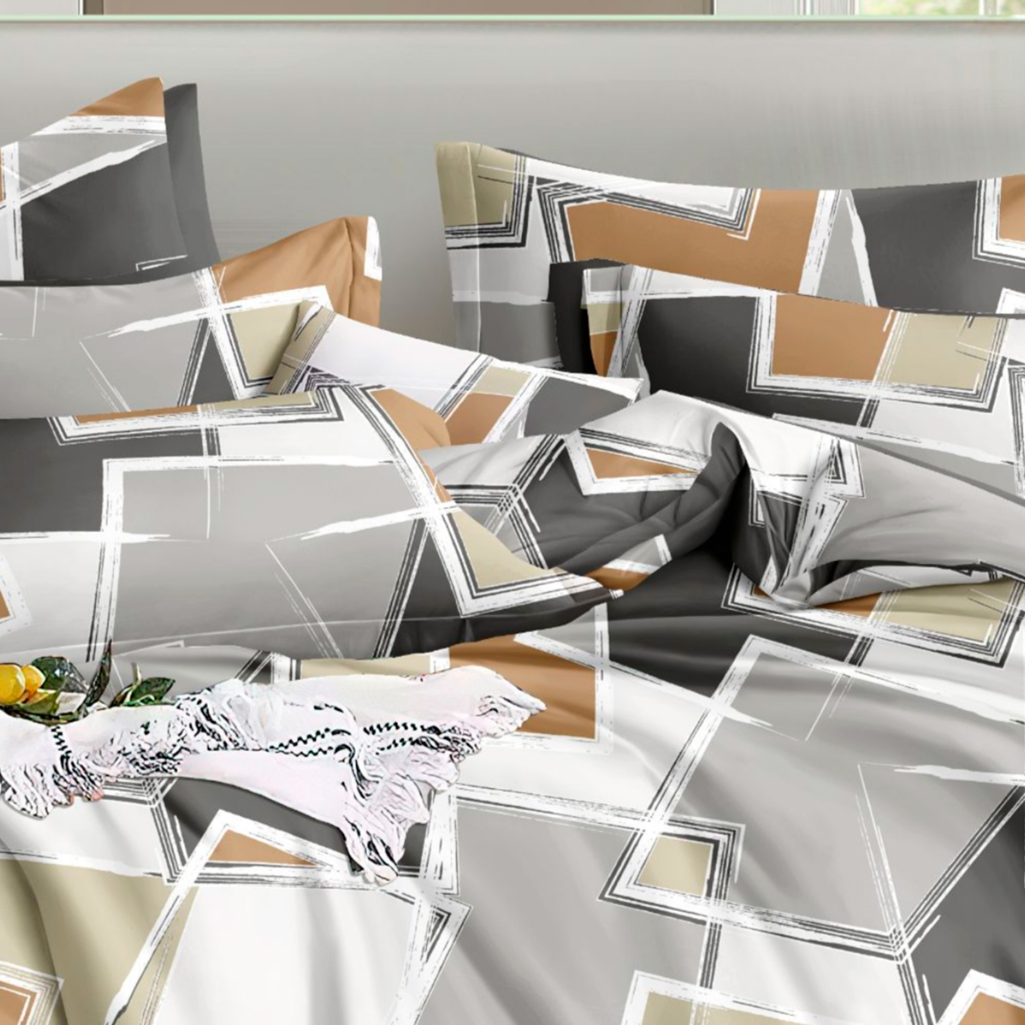 Комплект постельного белья 1,5 (70*70) ДомВелл Бязь Соната 3031 Моне