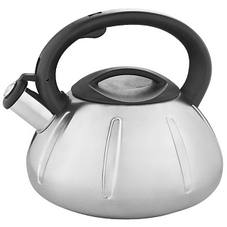 Чайник 3,0л нерж со свистком, сатин BE-0569/1