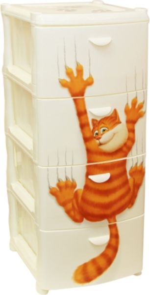 Комод 4 секции Альт деко кот 