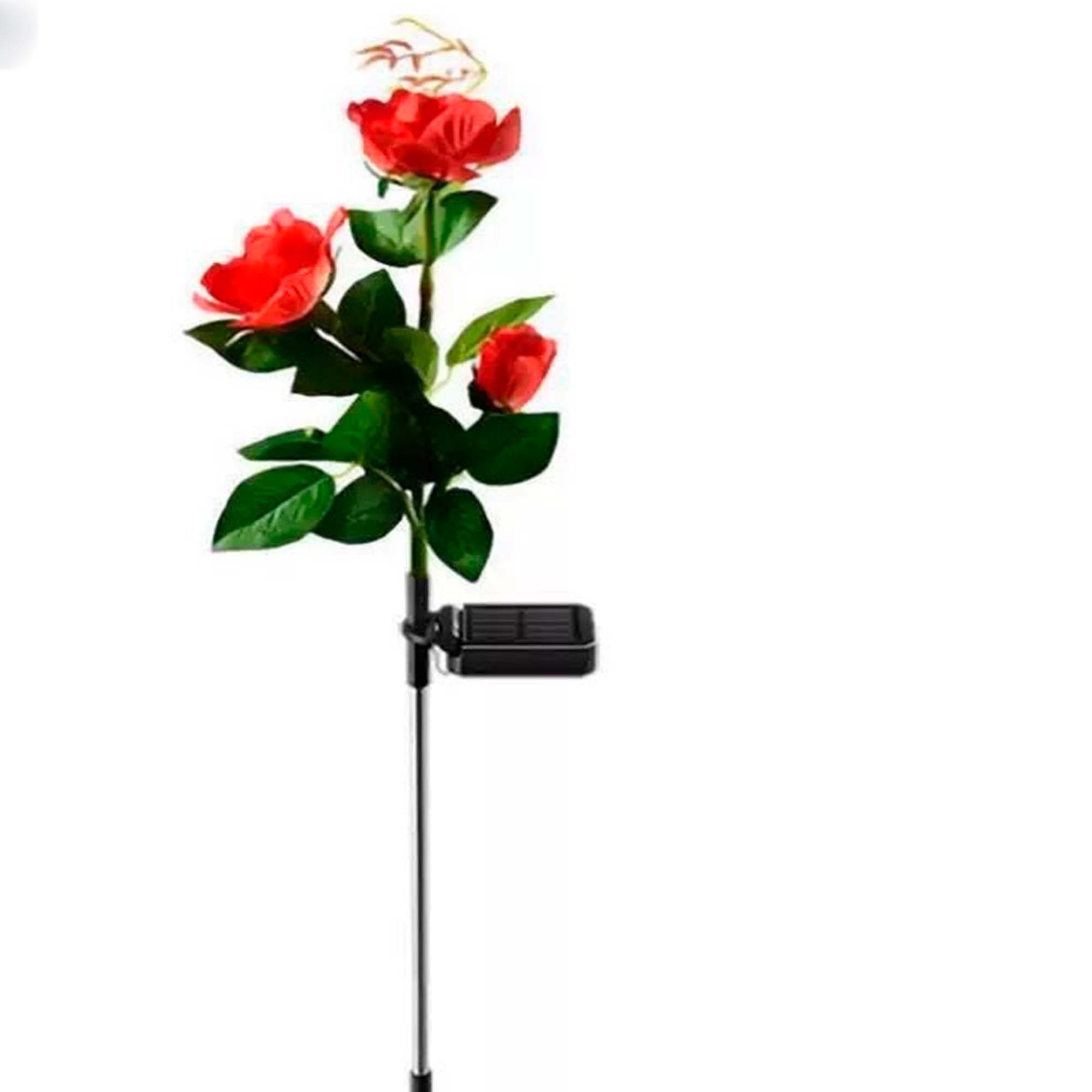 Светильник садовый на солнечной батарее 66см Розы