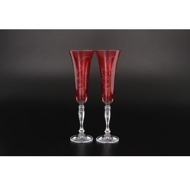 Бокал для шампанского 180мл 2шт Кристалекс 
