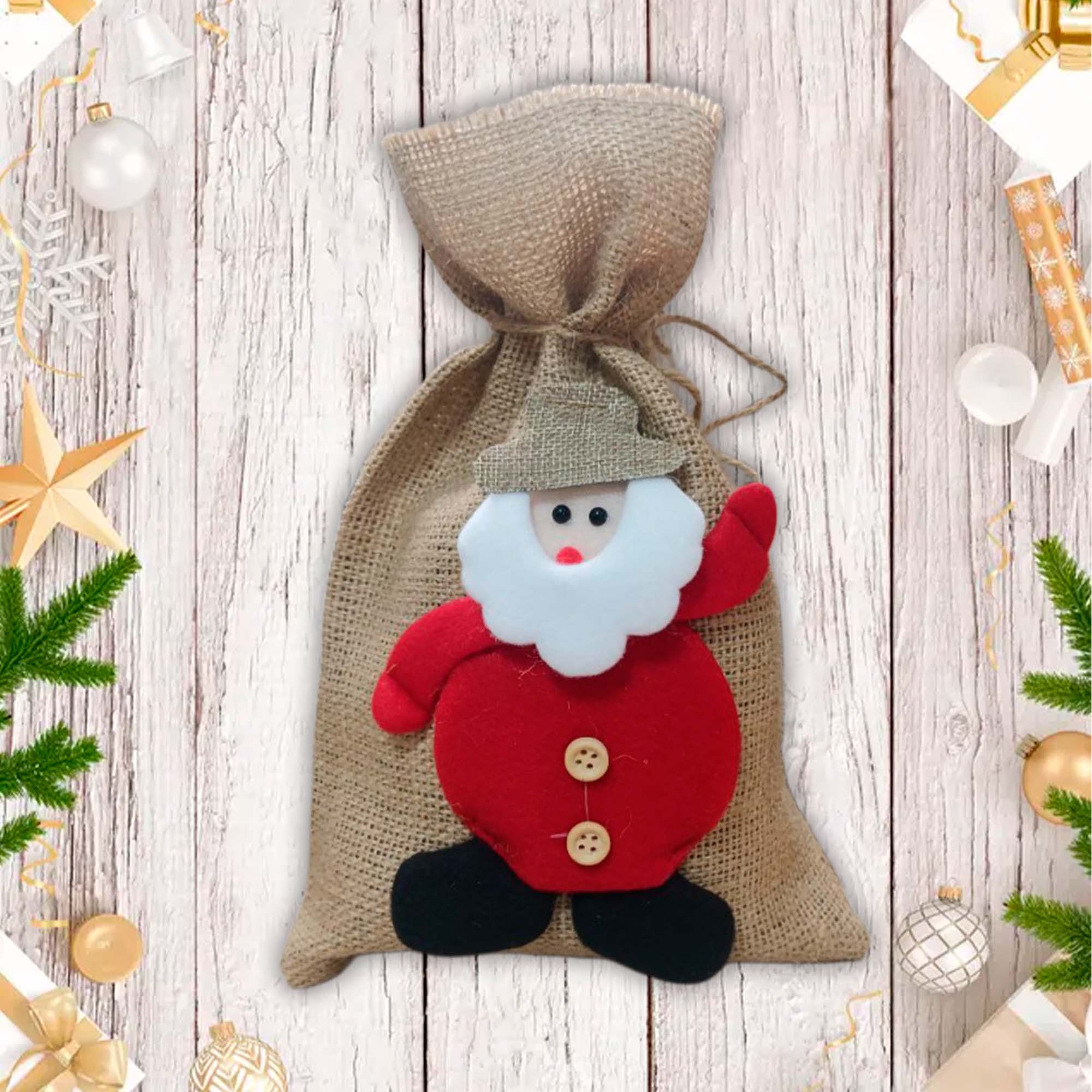 Мешочек новогодний 21*28 ДомВелл (бюджет) Мешочек новогодний 21*28 ДомВелл (бюджет)