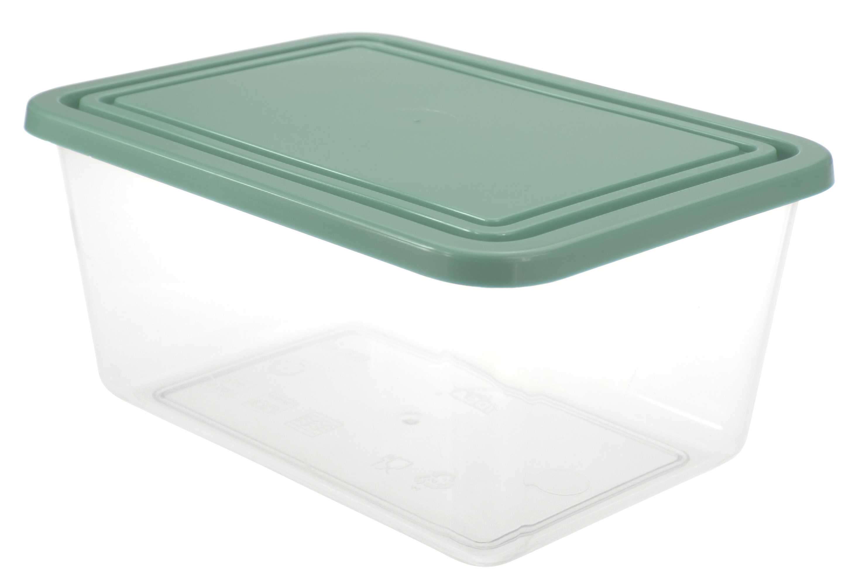 Контейнер 1,2л для продуктов прямоугольный Фисташковый