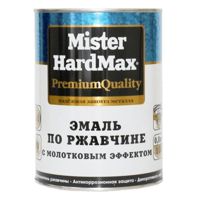 Эмаль по ржавчине молотковая, с металлической стружкой