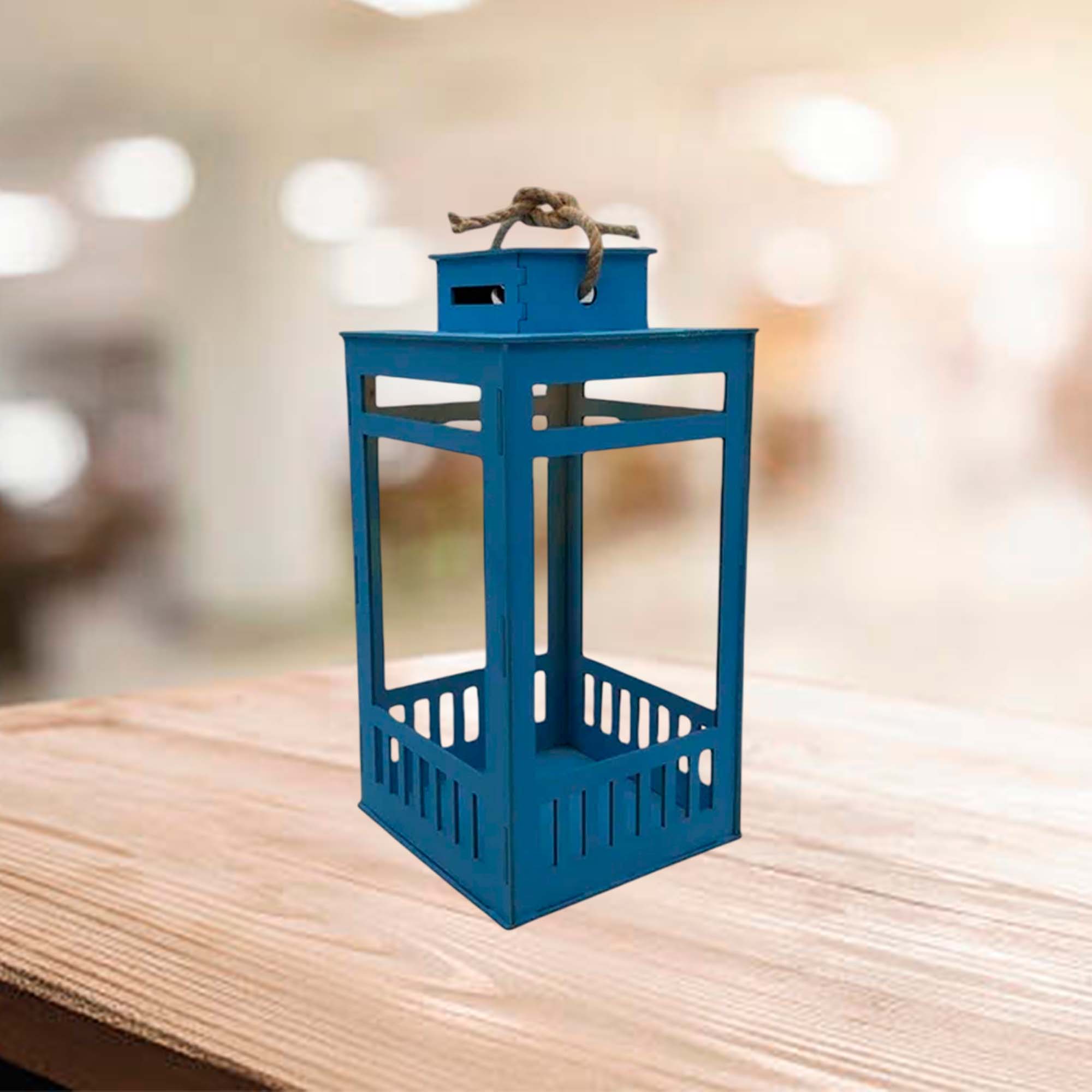 Фонарь подвесной 15*15*30см ДомВуд Экошпон Ф201