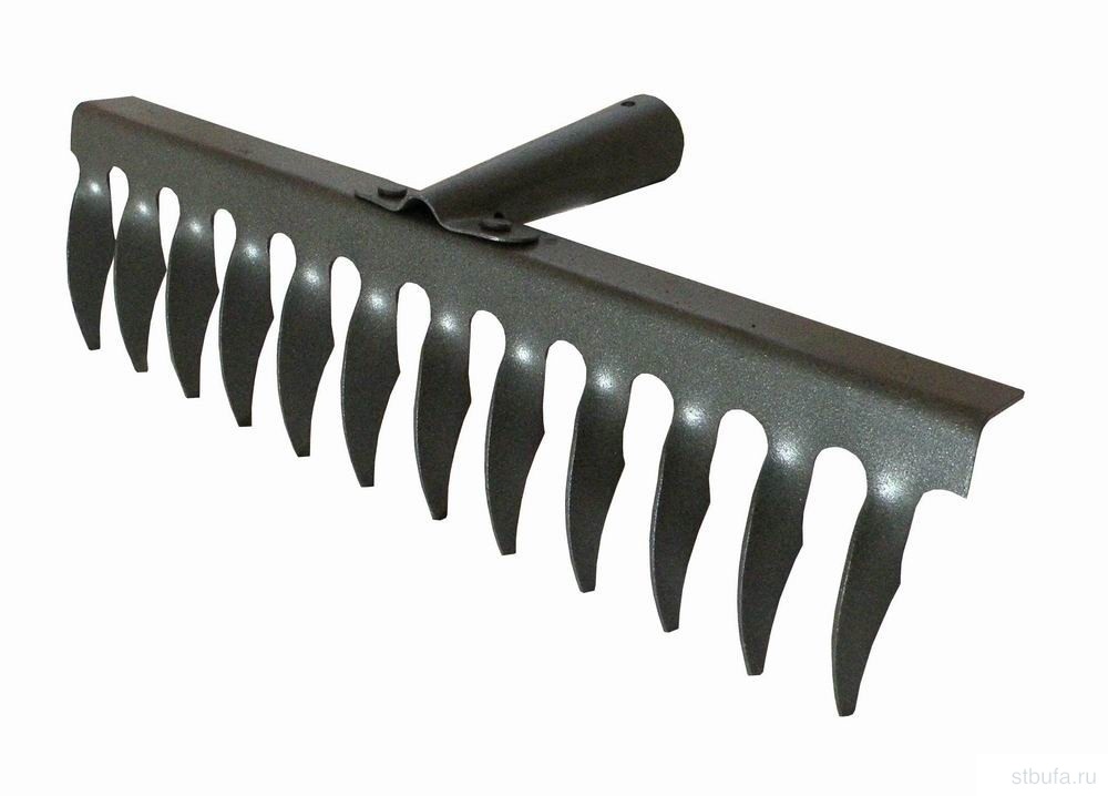 Грабли 14 зуб витые порошковый окрас б/ч ГВ-14 