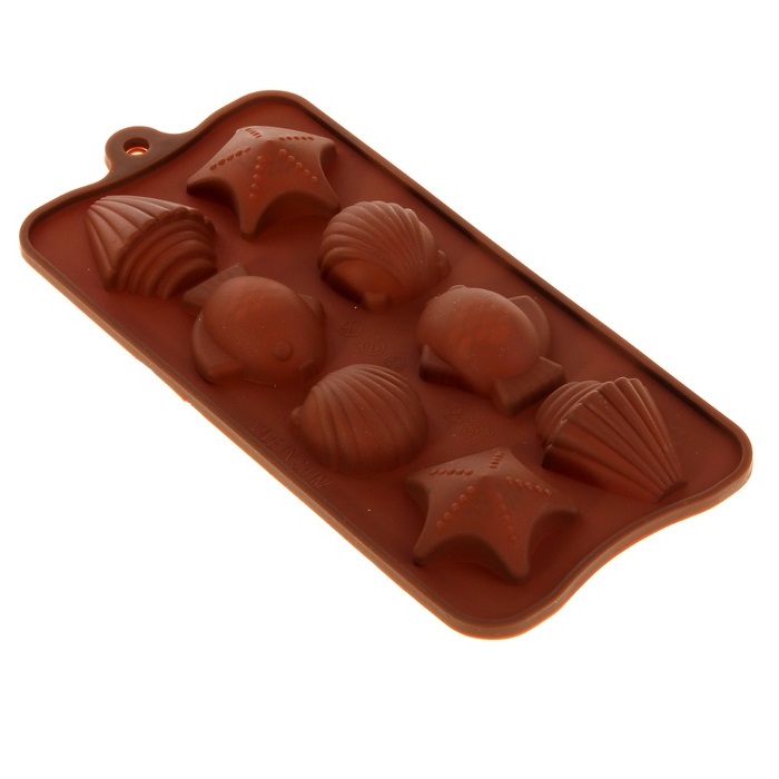 Форма силиконовая для льда и конфет 21х10.5х1 РД43559