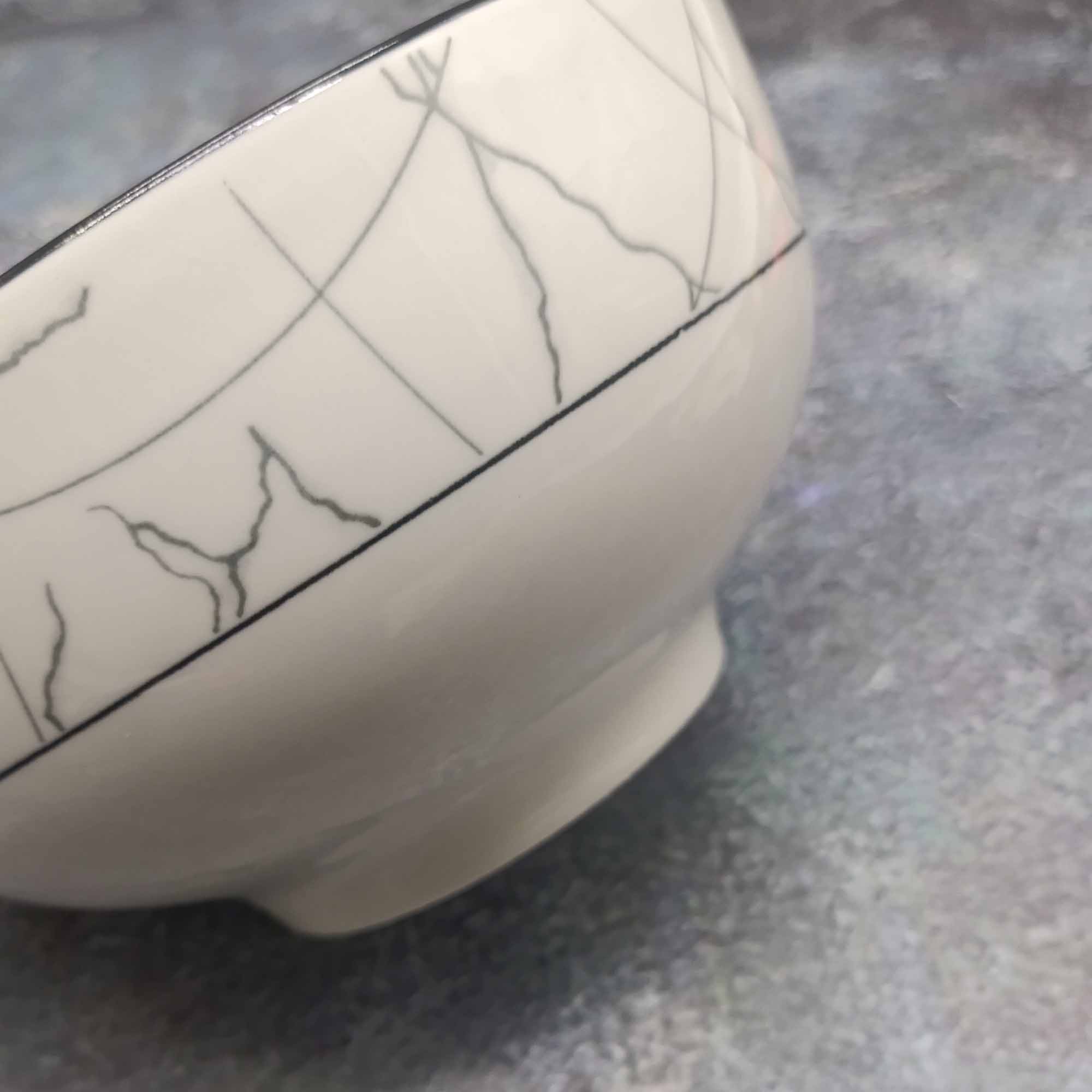 Салатник 15см круглый, с узором РД84694