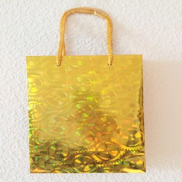 Пакет подарочный галограмма 12,5х17х5,5 РД 28589