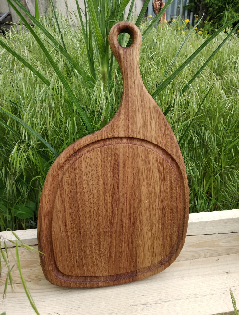 Доска разделочная 35х21х2см ДомВуд Окорок Дуб Д81