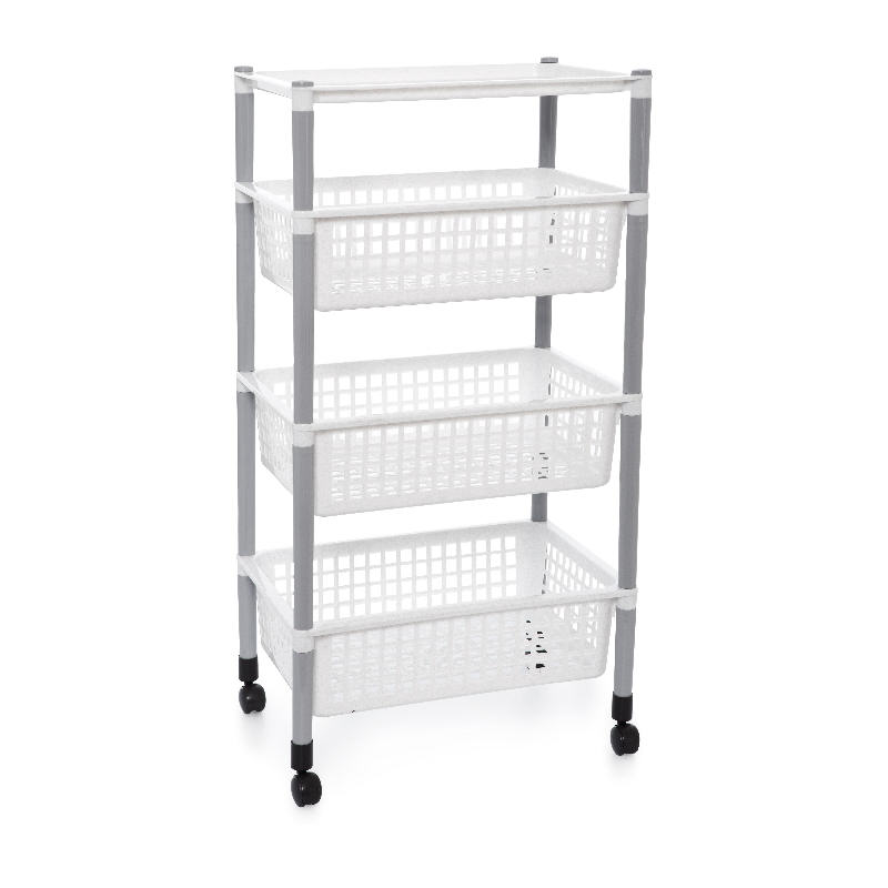 Контейнер для овощей 10л 4-х секции на колесах,лоток