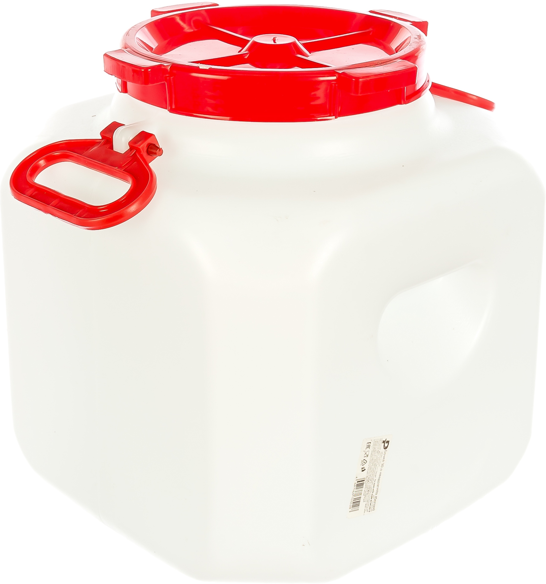 Бочка 30л Дачная квадратная белая