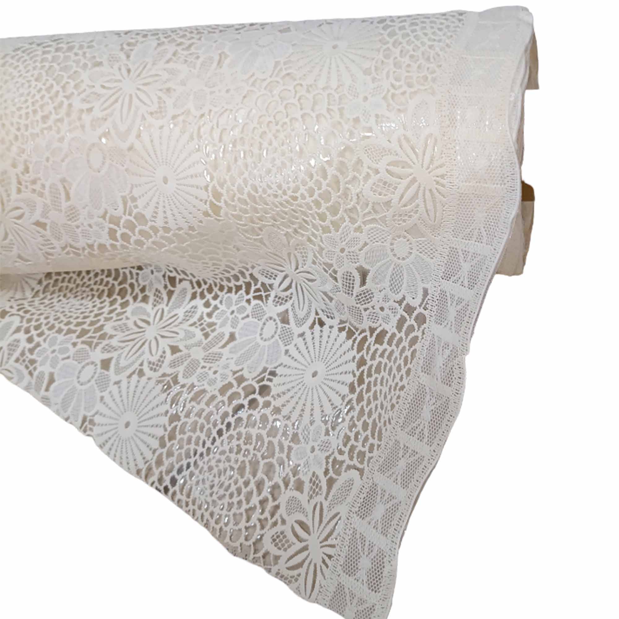 Клеёнка ажурная без основы 1,37м х20м  (цена за 1м) РД86933