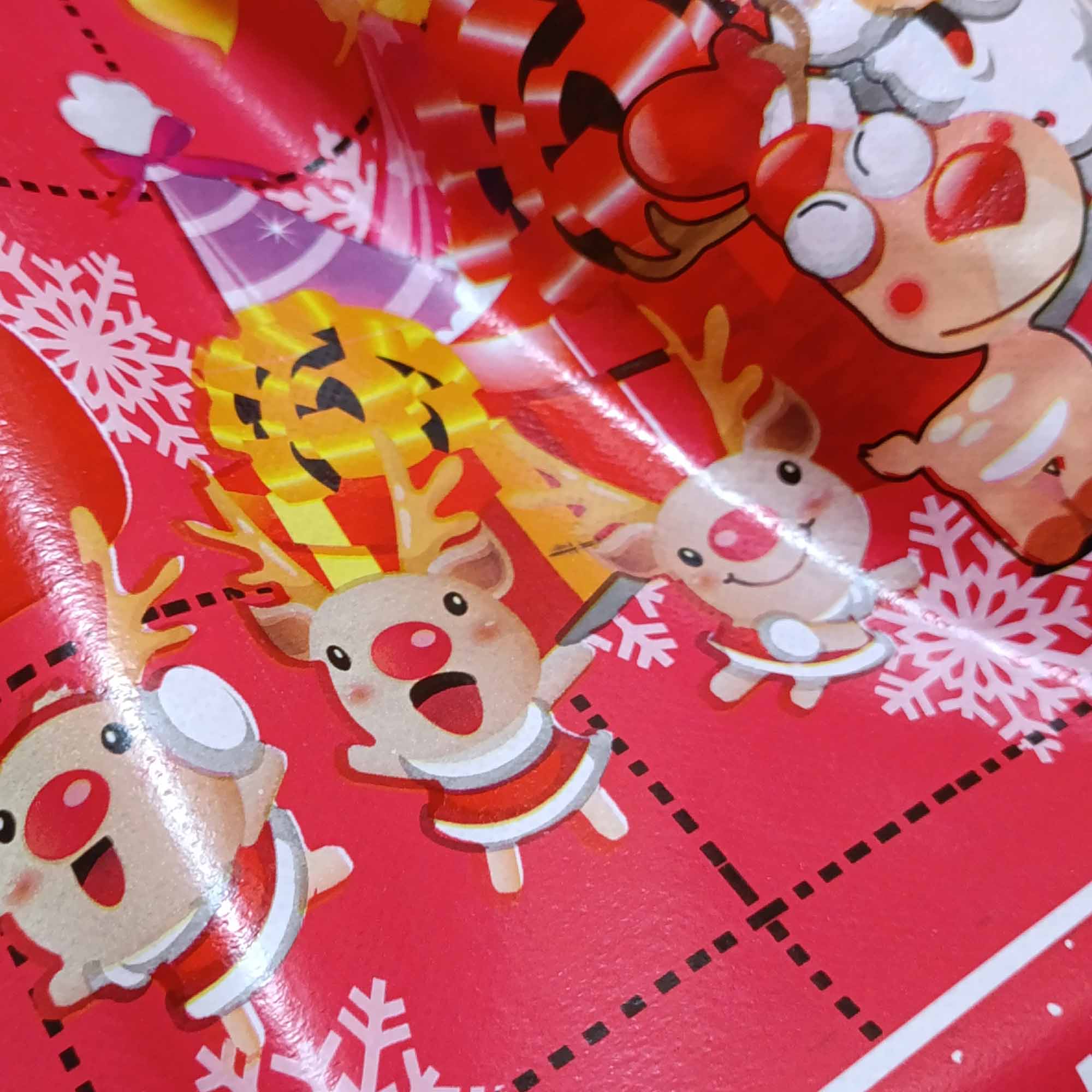 Клеенка новогодняя 1,37м х30м  (цена за 1м) РД15484