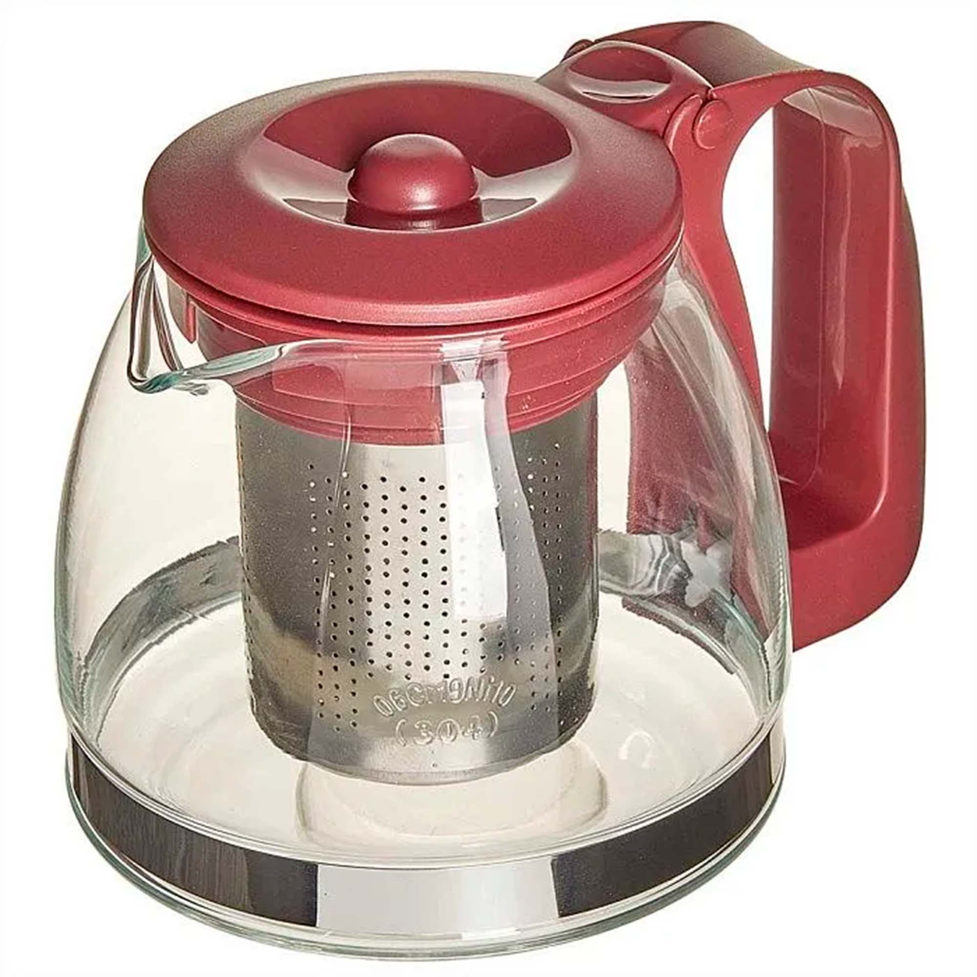 Чайник заварочный 700мл с фильтром коричневый 