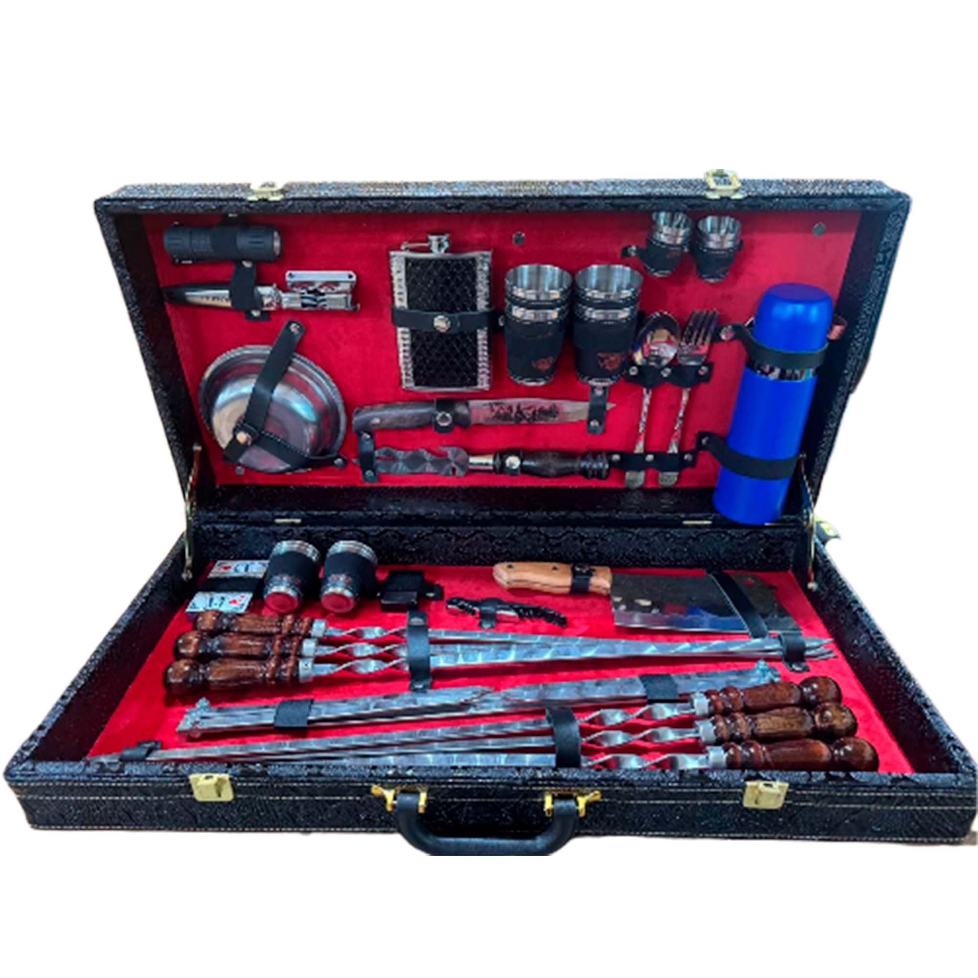 Шампуры, Набор шашлычный для пикника (Дипломат №1)