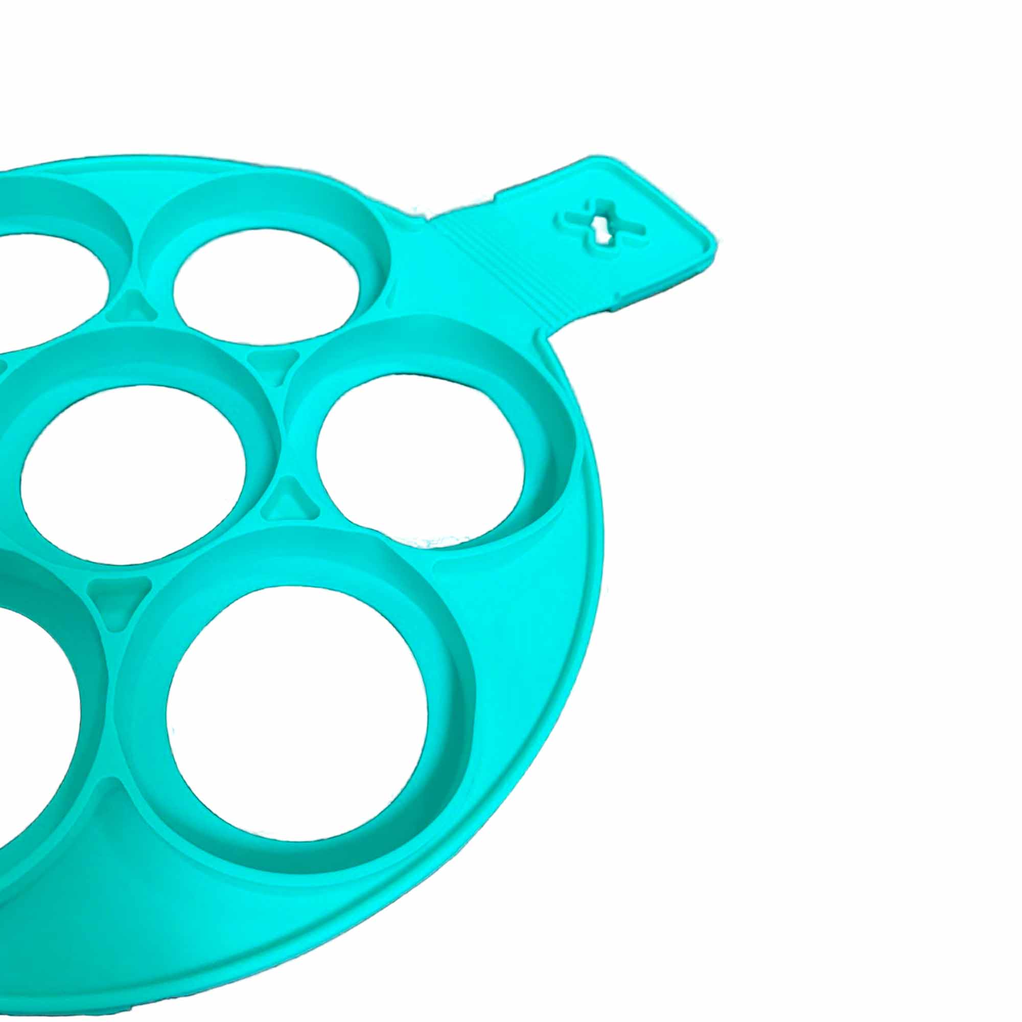 Форма для оладий, сырников, панкейков, яичницы 7 ячеек силиконовая 0.12