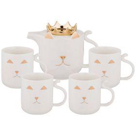 Набор чайный "Bbreak time" на 4персоны 5 предметов: 880мл/230мл