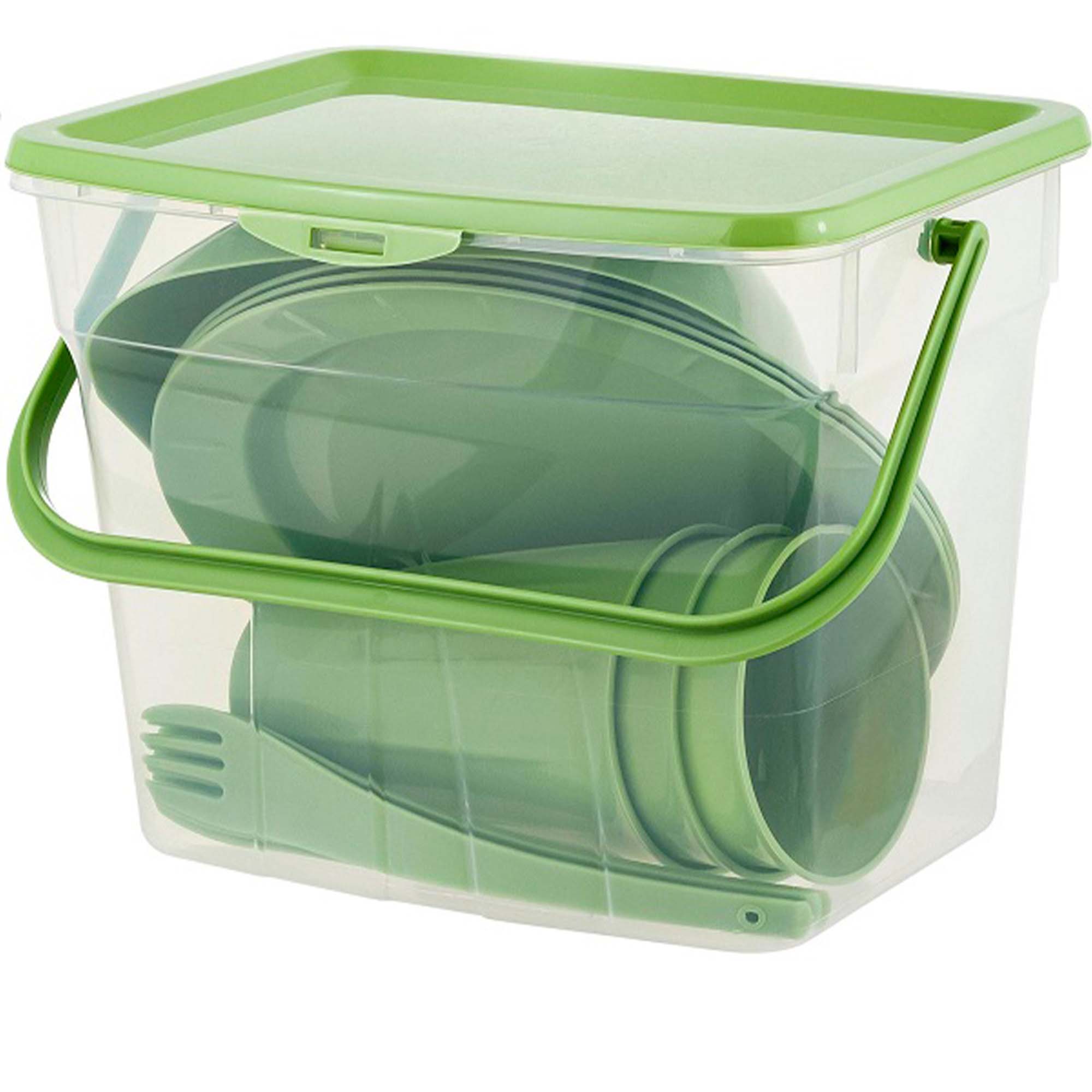 Набор для пикника Sugar&Spice Vanilla на 3 персоны (11 предметов) фисташка