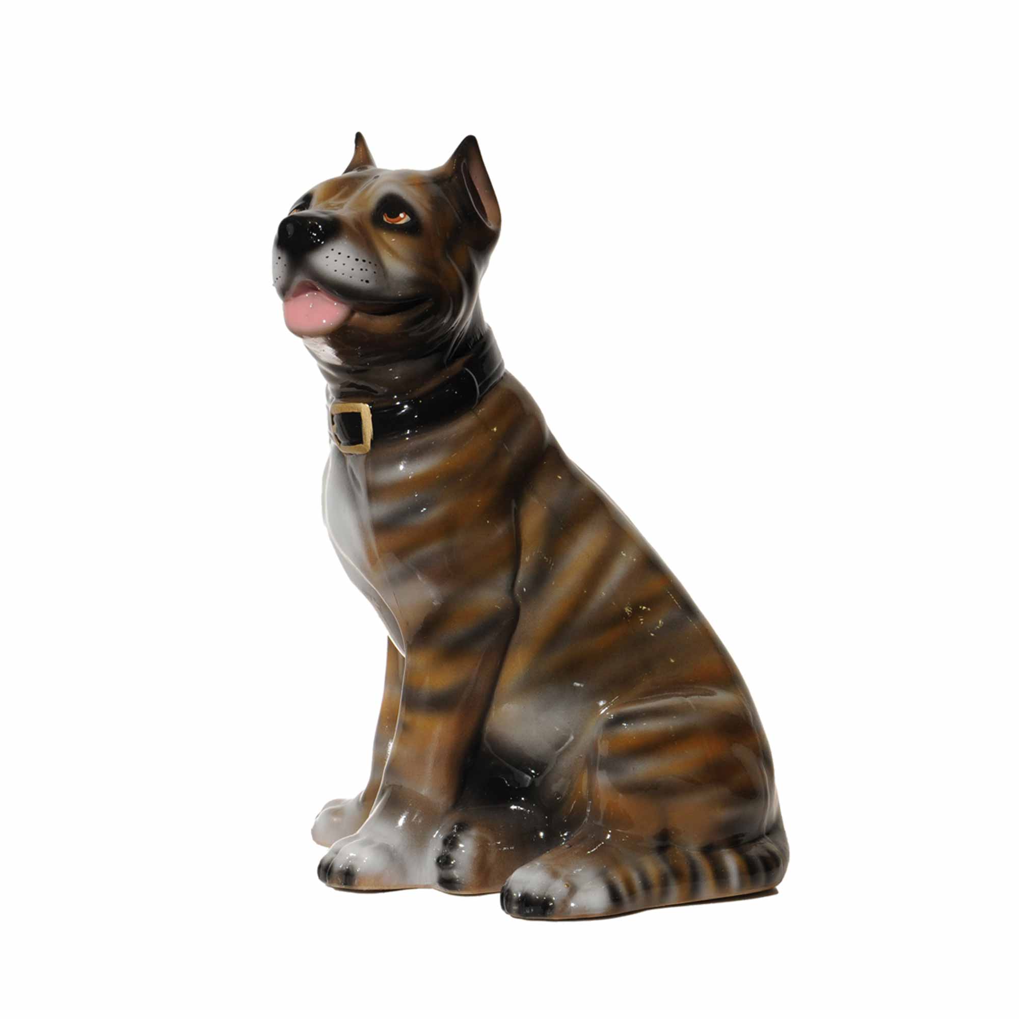 Фигурка садовая керамическая Стаф тигровый 30х44см