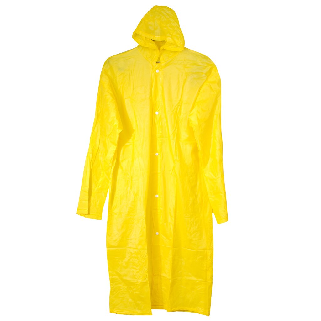 Дождевик на кнопках 62х116см, капюшон с затяжками РД26198