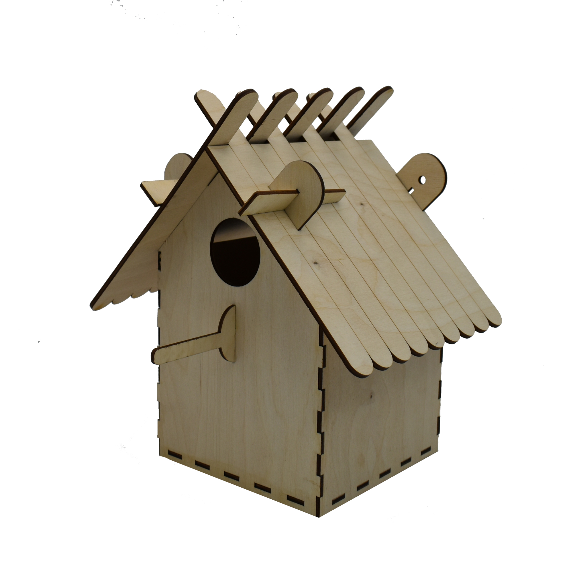 Скворечник 18х23х25см ДомВуд Экошпон Ф166/Д166
