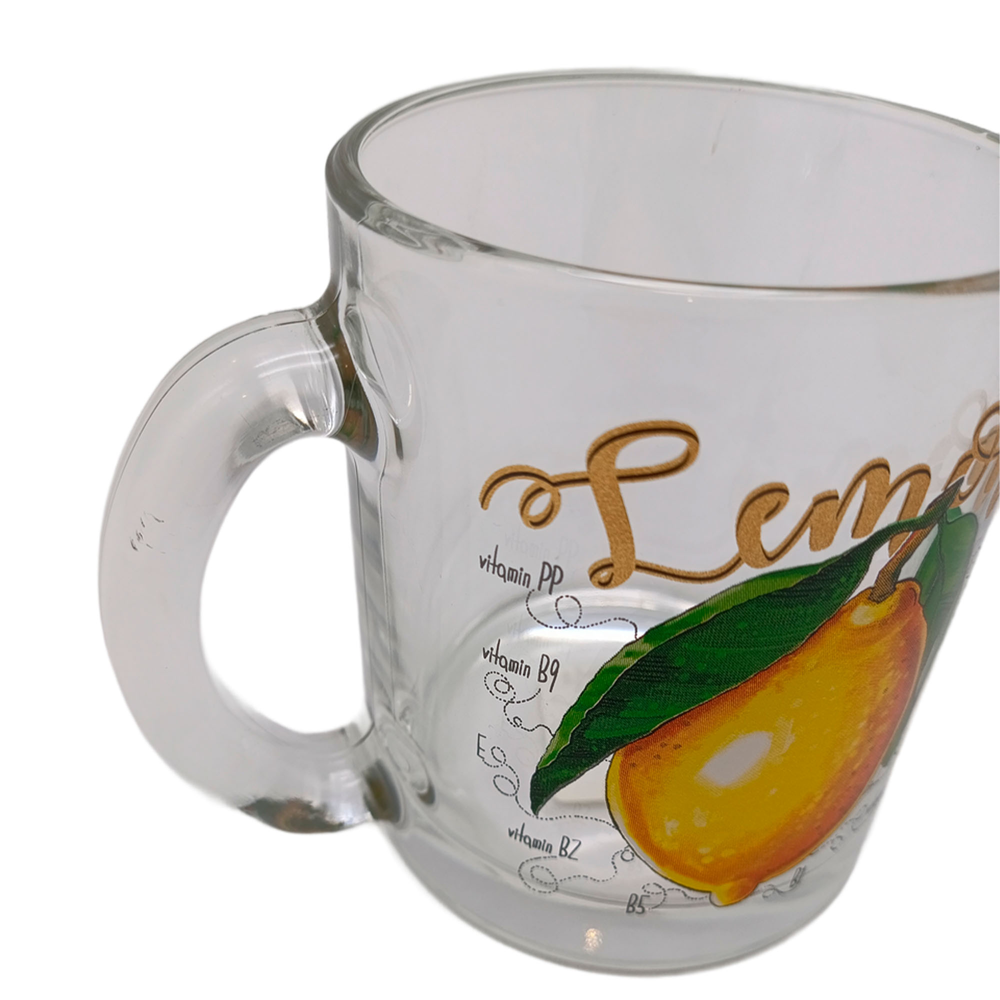 Кружка 320мл Чайная Полезный лимон