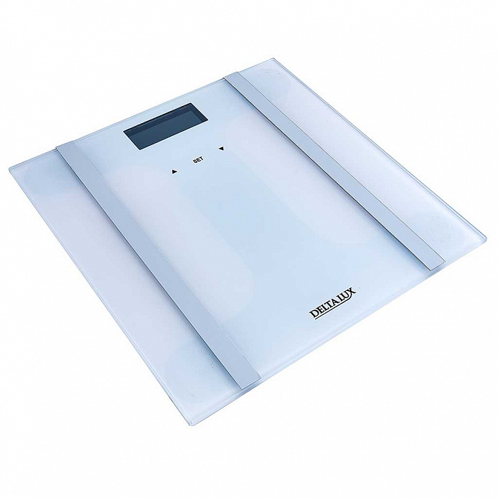 Весы напольные электронные DELTA LUX DE-4600 : "SMART" ,180 кг, 28*28см в ассорт.