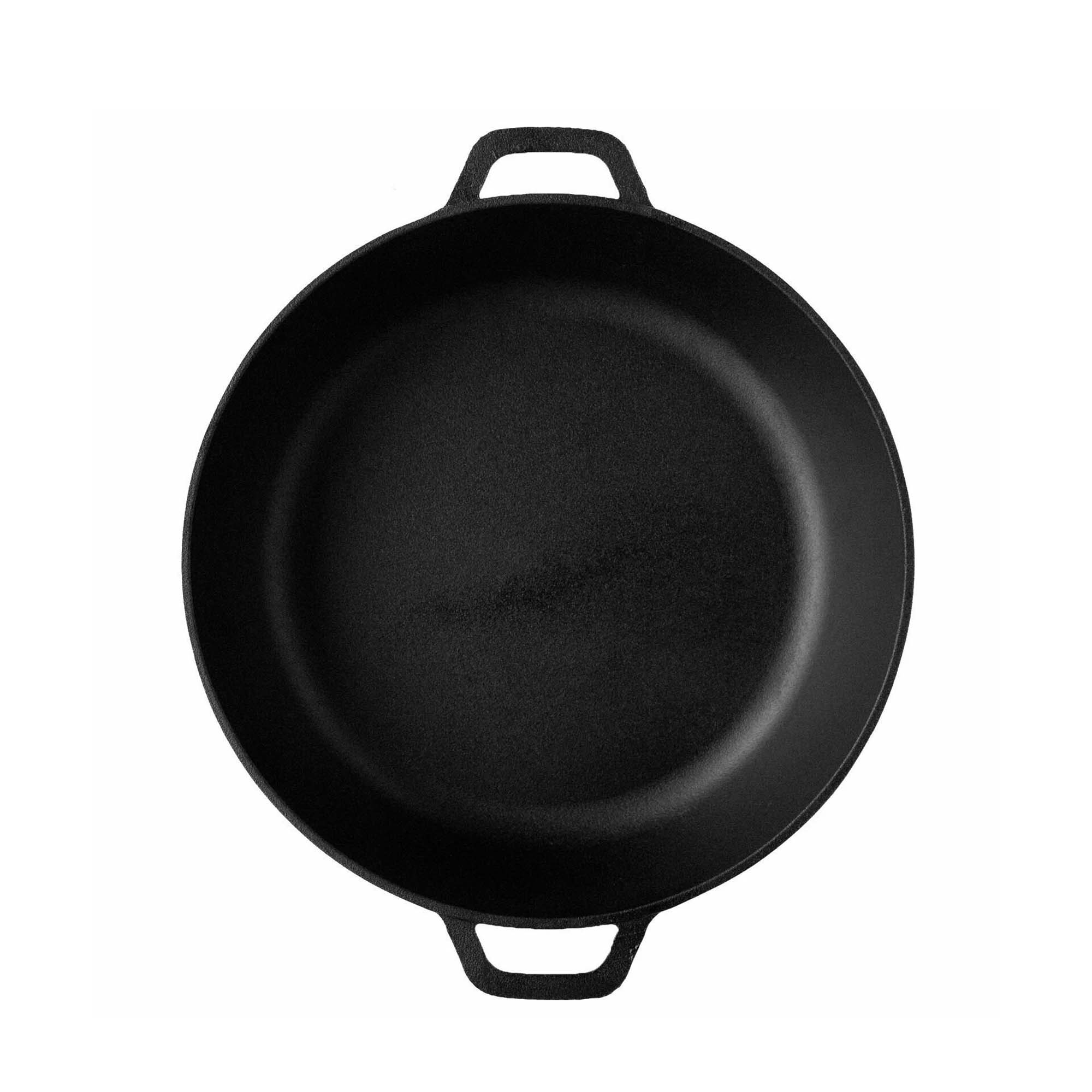 Жаровня 26см чугунная с двумя ручками 1826