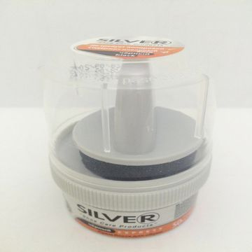 Крем для обуви SILVER банка 50мл/черный