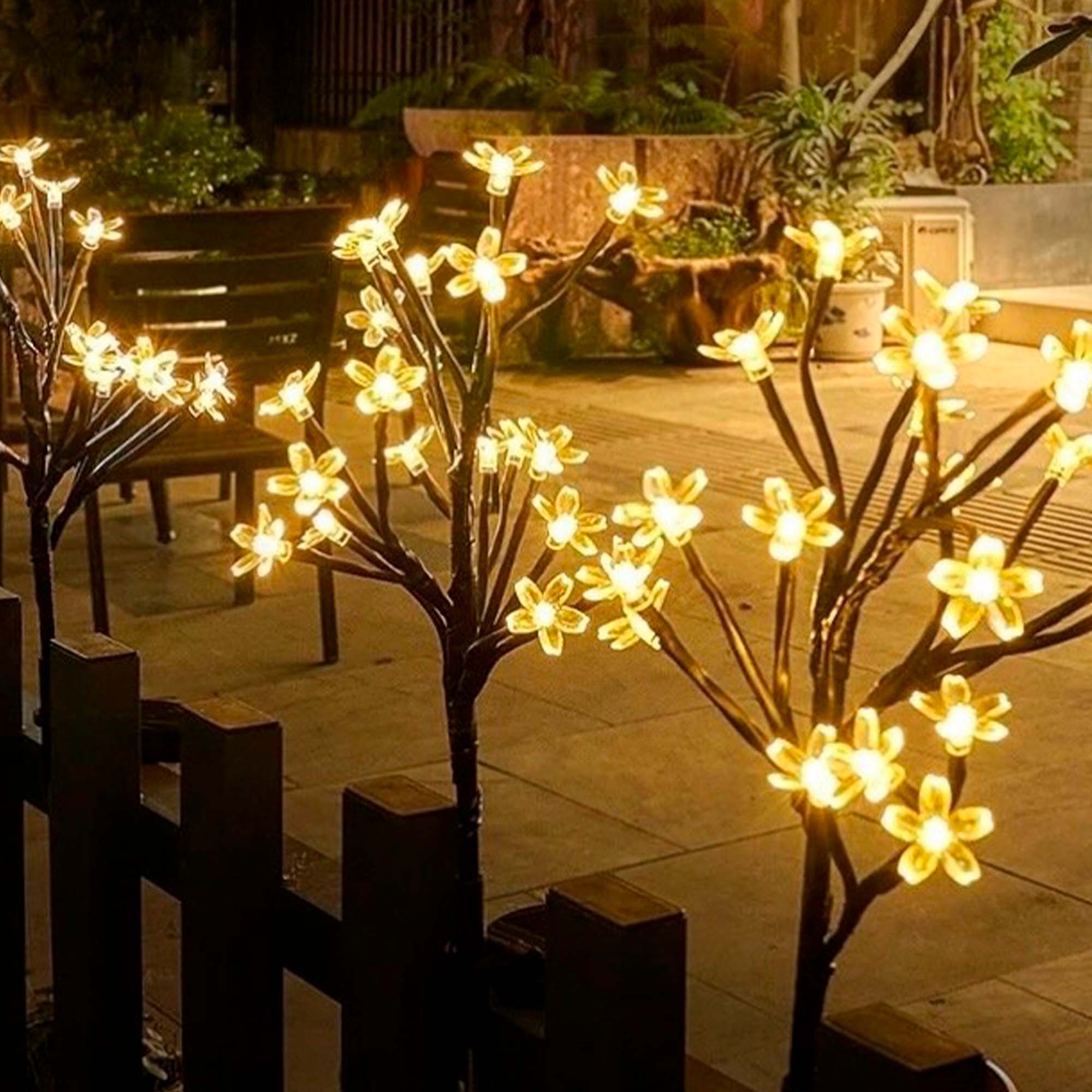 Светильник садовый на солнечной батарее 75см Сакура