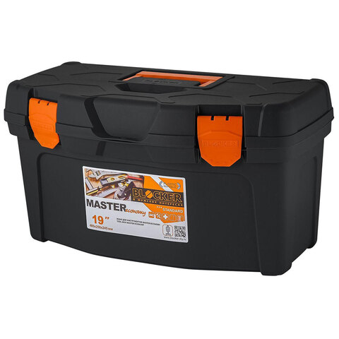 Ящик для инструментов Master Economy 19" черный-оранжевый