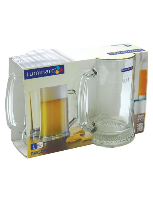 Кружка для пива 500мл 2шт ДРЕЗДЕН