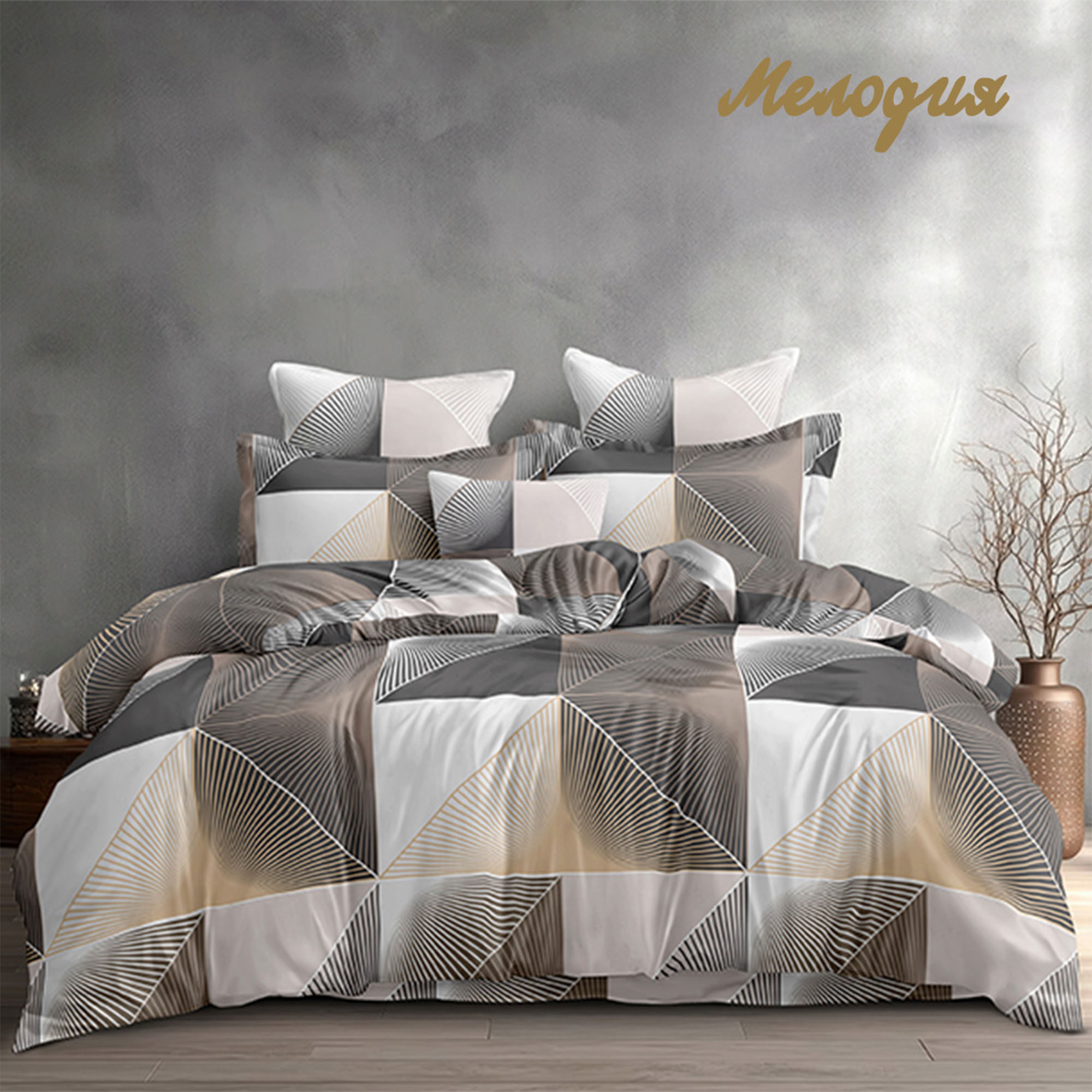 Наволочка 50х70 ДомВелл (Бязь) 3100 Мелодия 