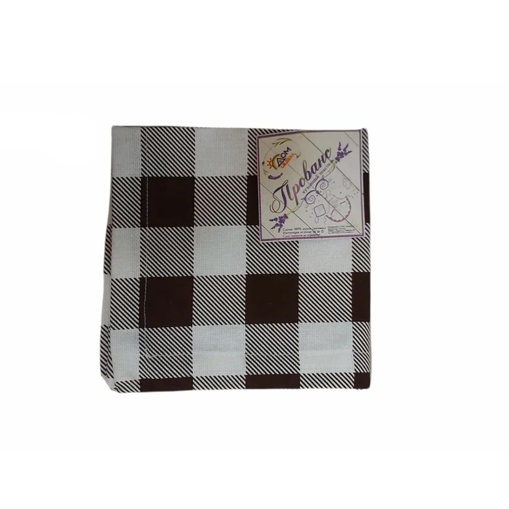 Салфетка с отстрочкой 40*40 ДомВелл рогожка Жаклин