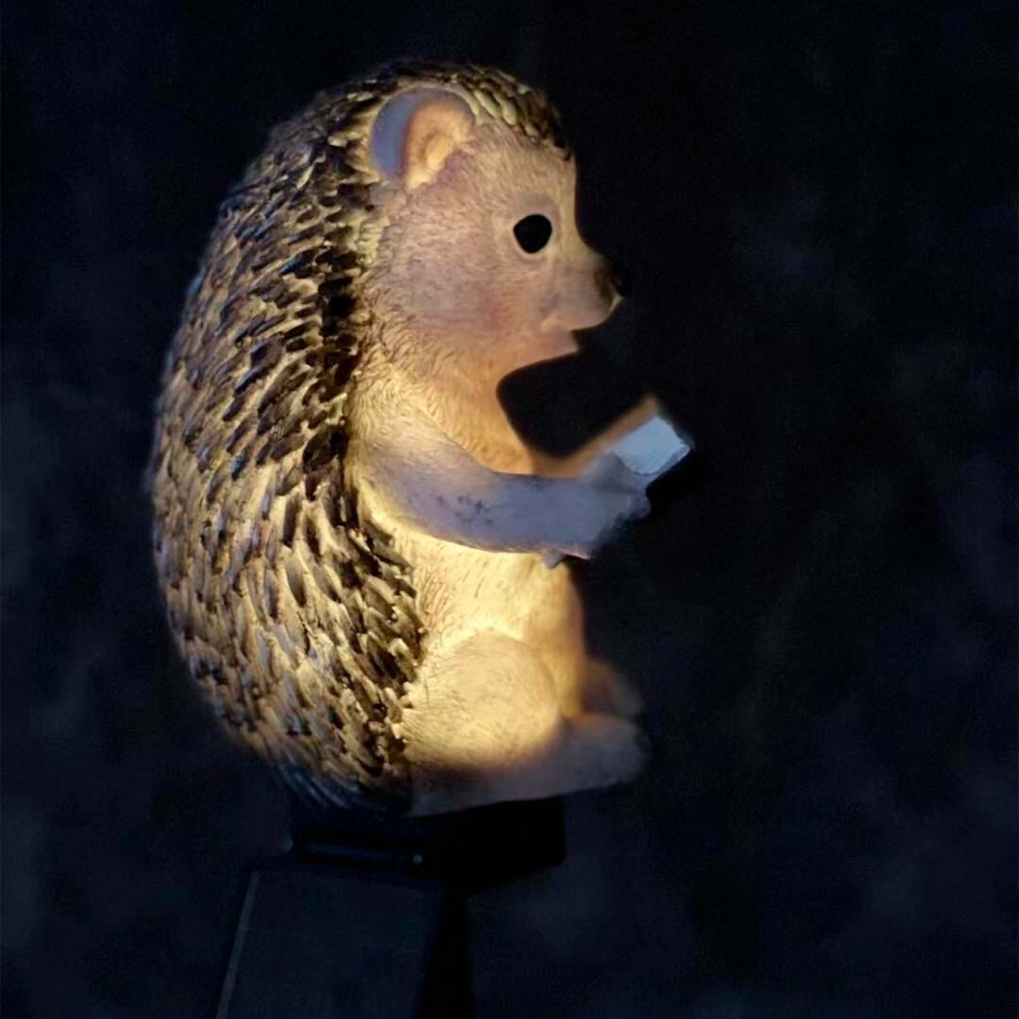 Светильник садовый на солнечной батарее Ёжик